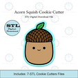 Etsy-Listing-Template-STL.png Acorn Squish Cookie Cutter | STL File
