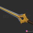 09.JPG Fire Emblem Awakening Falchion Sword - Weapon for Cosplay