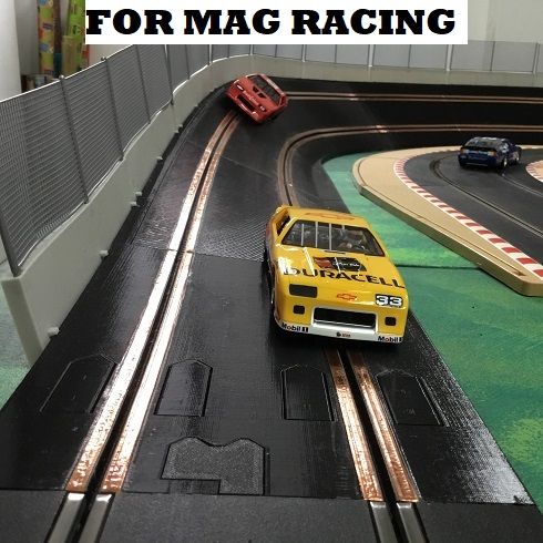 🚗 MAG banked curve TRANSITION compatible with Scalextric slot car
