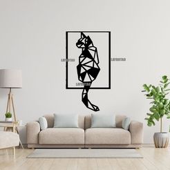 DEWQRWR.jpg GATO DECORACION DE LA PARED