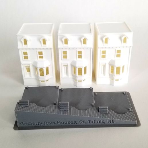 2019-04-07 13.29.58-1.jpg Fichier 3D PREMIUM N Scale Newfoundland Row Houses (maisons en rangée de Terre-Neuve)・Plan à imprimer en 3D à télécharger, MFouillard