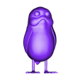 Porg.stl Archivo STL gratis Un poco de pie Porg・Plan para descargar y imprimir en 3D