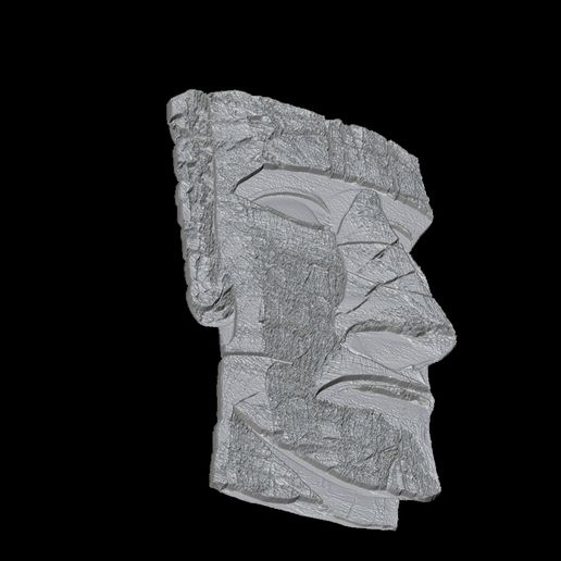 🗿 Moai Head Sculpture Easter Island Statue・ STL File for