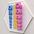 Libra-2.png Digital .Stl Libra Zodiac Stampers *6 sizes *2 stamper versions / File for Use in a 3D Printer