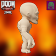 5.png STL file Doom Eternal Zombie Collectible Figurine High Res Custom Model・3D printable model to download