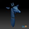 Giraffe_Cut1.jpg Giraffe - 3D print model