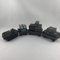 Necromunda Hauler and Wagons - WH40k