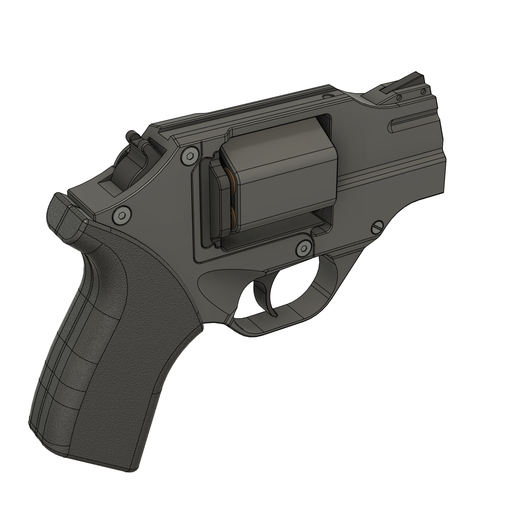 キアッパライノ 3Dプリント 🦏 Chiappa Rhino 20DS - High-Detail 3D Printable Replica