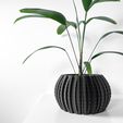 misprint-0230.jpg The Uralo Planter Pot with Drainage | Tray & Stand Included | Modern and Unique Home Decor for Plants and Succulents  | STL File