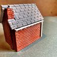 Lineside-Hut-rear.jpg Railway Workmen's Hut, scalable. Model Railway HO/OO