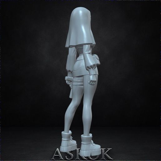 🔫 Anime Battle Nun with Gun Figurine - CA382 – Askok 3D Model