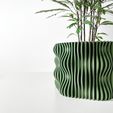 misprint-1860.jpg The Muxel Planter Pot with Drainage | Tray & Stand Included | Modern and Unique Home Decor for Plants and Succulents  | STL File