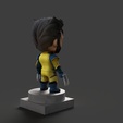 Wolverine_Rendered-4.png Chibi Wolverine Comic Suit Marvel 3D STL