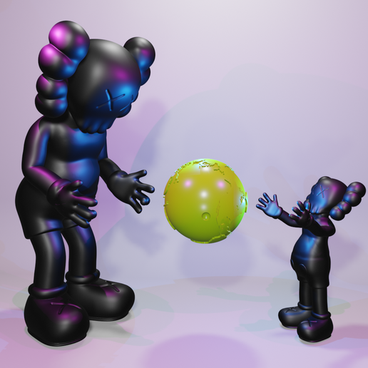 KAWS THE PROMISE フィギュアセット　オープンエディション KAWS - The Promise Grey Edition