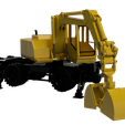 1604ZW_6.png 1604ZW road rail excavator HO 1:87 scale