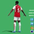 Partey_6.jpg 3D Rigged Thomas Partey Arsenal 2024