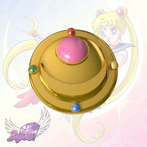 アクセサリー JOSE MOON PIN 🧷 BROCHE N°1 / PINS SAILOR MOON COSPLAY・Arquivo STL para ・Cults