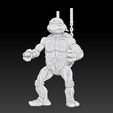 ScreenShot585.jpg Michelangelo TMNT 6" Action Figure for 3d printing.
