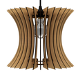 Modelo-10-3.png CEILING LIGHT LAMP 3D PRINT AND LASER CUT FILES MODEL 10