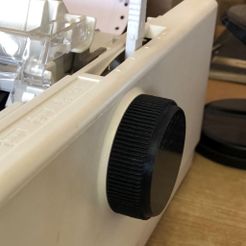 knob-small.JPG Fichier STL gratuit Oki 7520 Printer Knob・Modèle à télécharger et à imprimer en 3D