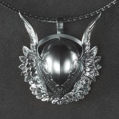 Pineapple neck pendant upside down by Dedoper, Download free STL model