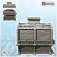 3.jpg Medieval stone and wood building with large covered terrace and overhanging room (20) - Medieval Gothic Feudal Old Archaic Saga 28mm 15mm RPG