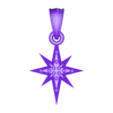 obj.obj star pendant 3d printable model