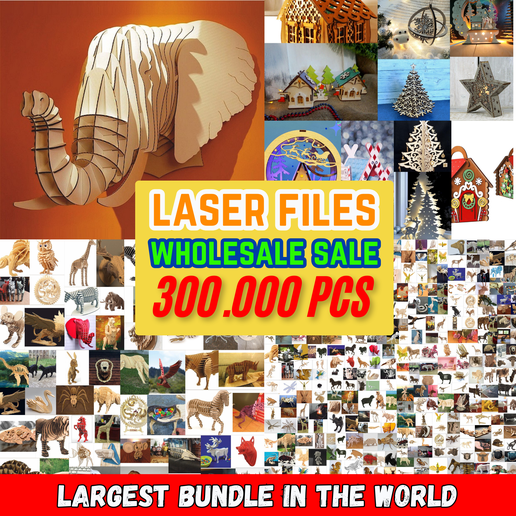 🏢 Mega Laser Cut Files Pack, 300k archivos 3D 2D, Laser Cut Designs ...
