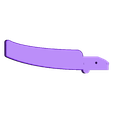 razor blade handle  b.stl single edge razor blade handle