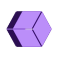 basic.stl Connected triangulular prisms (for flexible material)