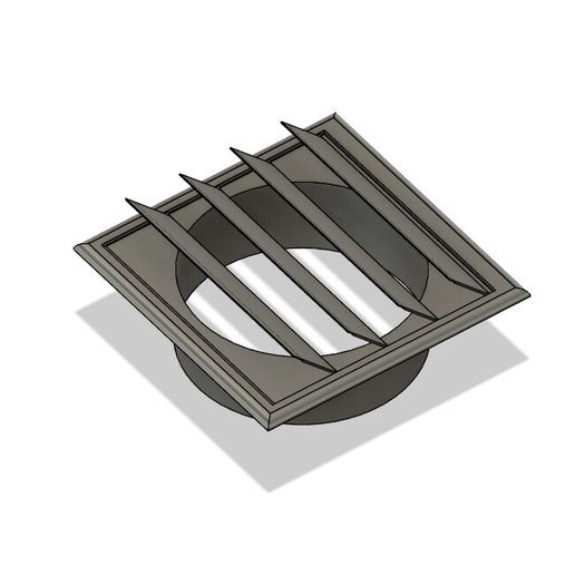 🏠 Backdraft Damper + Insect Screen・ STL File for 3D printing・Cults