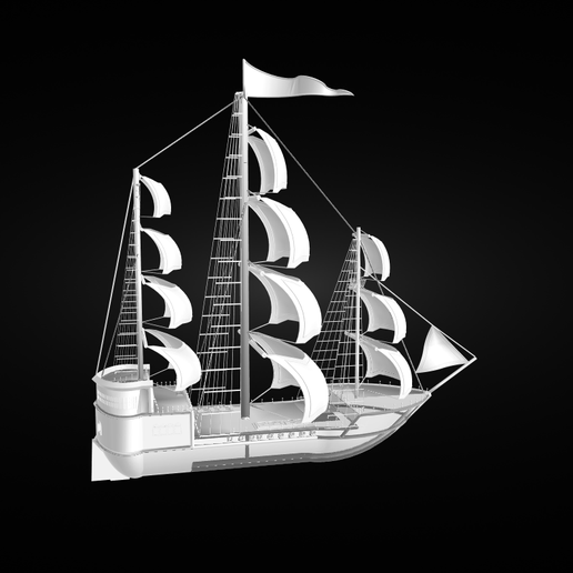 🚢 Ship・ STL File for ・Cults