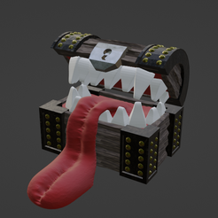 1-mimic.png Free STL file Mimic mysthical monster・3D printing idea to download