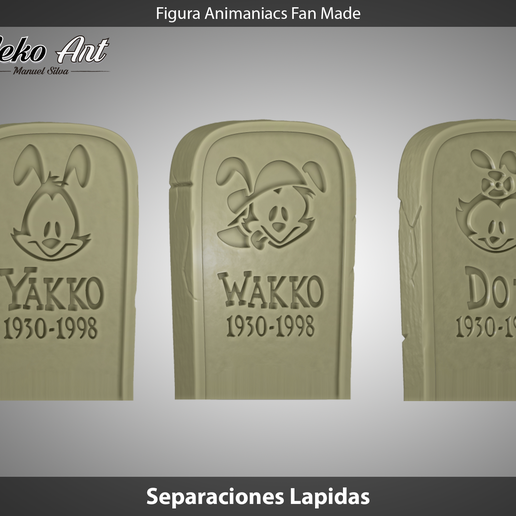 separaciones3.png Figure Animaniac Fan Made 3D print model