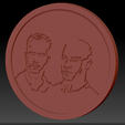 Paul et vin.png 6 Fast and Furious Medallions