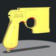 Mainpart.jpg Metal Gear Solid Snake Eater Shanxi type 17 pistol 45 gun The Broomhandle 3d model