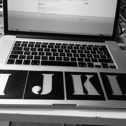 alphabet.JPG Free 3D file Pochoir Alphabet・3D printer design to download