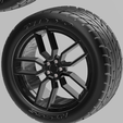 3.png PACK OF 05 20'' WHEELS AND 6 TIRES FOR SCALE AUTOS AND DIORAMAS!