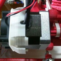 2013-01-31_22.08.59.jpg Free STL file NEMA17 Snapfit 40x40 Fan Mount for Prusa・3D printer design to download