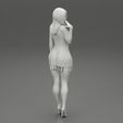 Girl-0009.jpg Fichier 3D Belle femme honteuse posant dans une robe courte Modèle d'impression 3D・Idée pour impression 3D à télécharger, 3DGeshaft