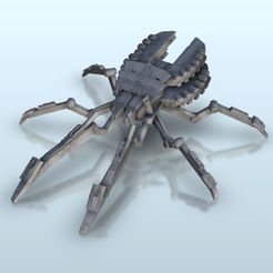 1.jpg Robot Spider - BattleTech MechWarrior Warhammer Scifi Science fiction SF 40k Warhordes Grimdark Confrontation