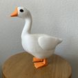 IMG_6971.jpeg 8inch Porch Goose, Desk Goose, Companion Buddy, Outdoor & Indoor statue, Yard Art, Cute and Funny Goose Gift - COMMERCIAL LICENSE!!