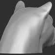 7.jpg Leopard head for 3D printing