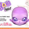 Nova-Kabbit.png [KABBIT ADDON] Nova Head for Kabbit Ball Jointed Doll - (For FDM and SLA Printing)