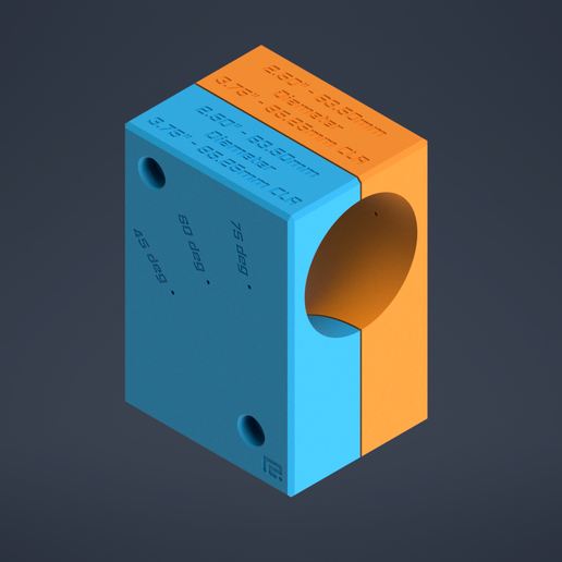2.50 Inch Mandrel Bend Y Cutting Jig