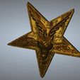 Sixth-Book-Pentacle-666-02.jpg the "pentagon or omnipotent five corners" The Sixth Book of Moses (a original historical version) witch  altar part Pentacle pt-18 3d-print and cnc