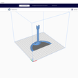 Подставка.png Filament holder for Flying Bear Aone2 printer