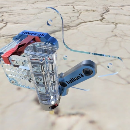 Bumper for a Hallon v3 Z-Probe - 3D model önizlemesi