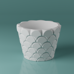 3D-Planter-Pot-19_1.png Файл STL 3D горшок для растений 19・3D-печать дизайна для загрузки