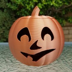 20201022_102027 edit.jpg STL file Jack-O'-Lantern Smile Face・Template to download and 3D print